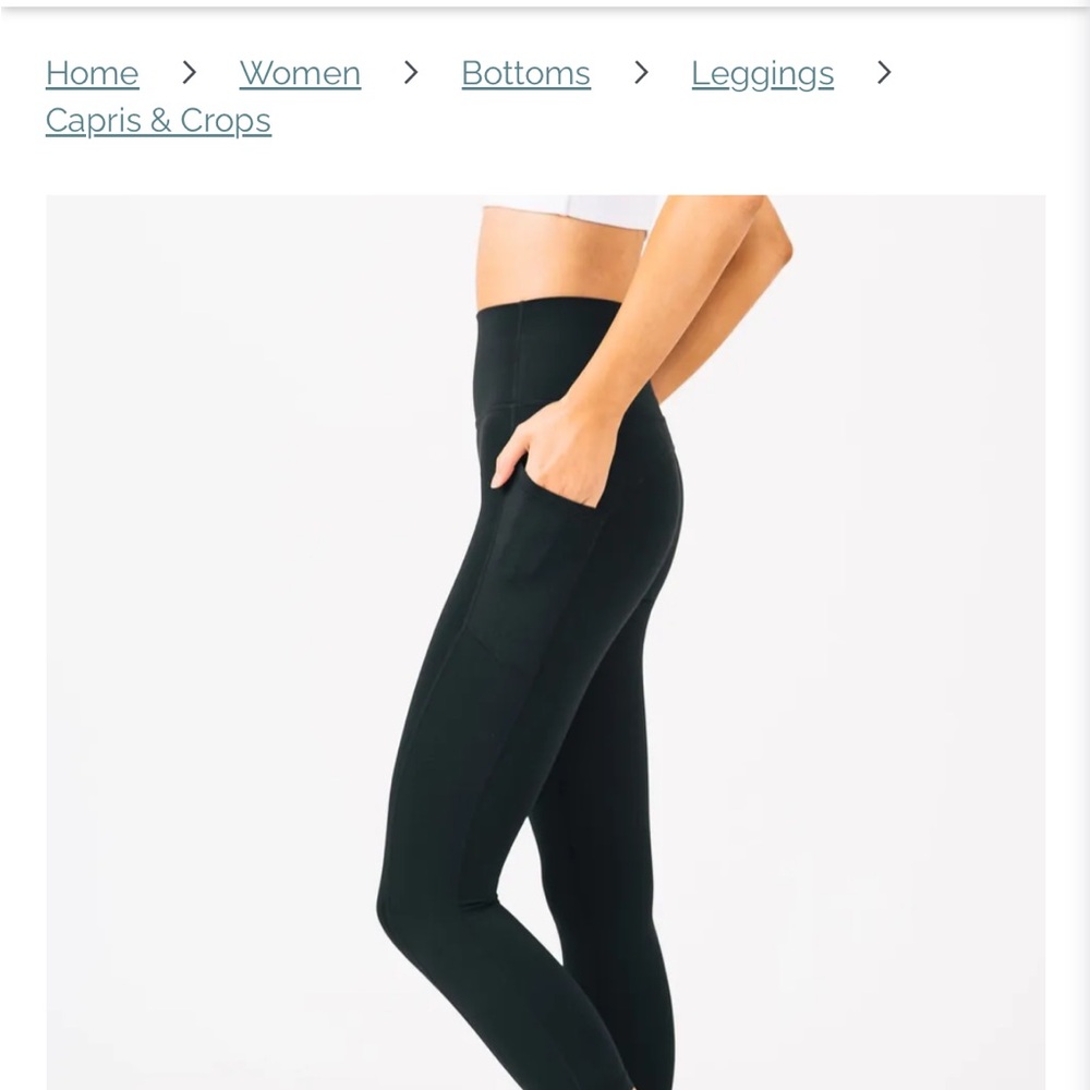 Zyia Hi-Rise Navy Leggings Size 4